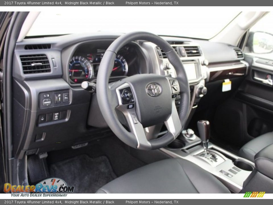 2017 Toyota 4Runner Limited 4x4 Midnight Black Metallic / Black Photo #10