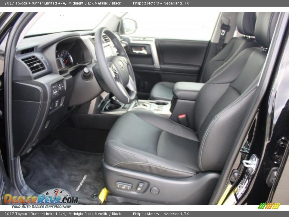 2017 Toyota 4Runner Limited 4x4 Midnight Black Metallic / Black Photo #11