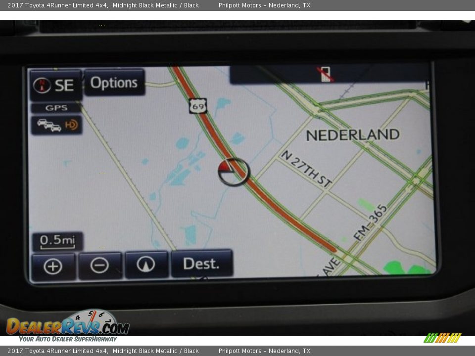 2017 Toyota 4Runner Limited 4x4 Midnight Black Metallic / Black Photo #13