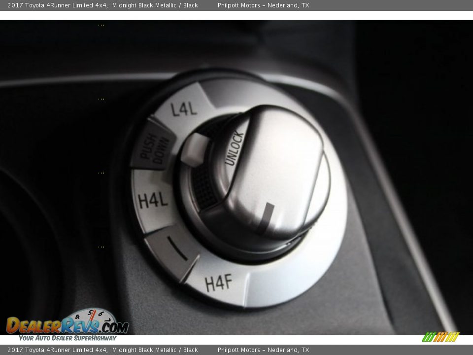 2017 Toyota 4Runner Limited 4x4 Midnight Black Metallic / Black Photo #18