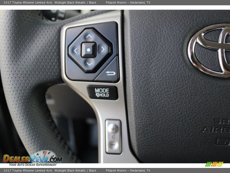 2017 Toyota 4Runner Limited 4x4 Midnight Black Metallic / Black Photo #19