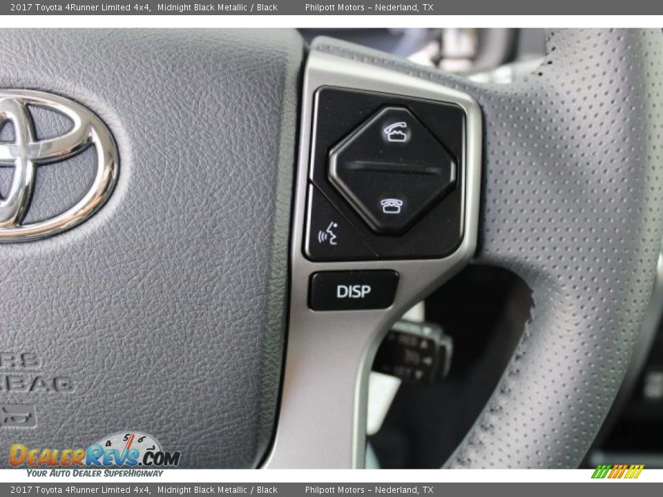 2017 Toyota 4Runner Limited 4x4 Midnight Black Metallic / Black Photo #20