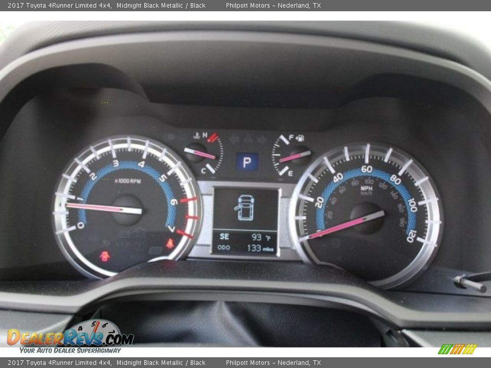 2017 Toyota 4Runner Limited 4x4 Midnight Black Metallic / Black Photo #21