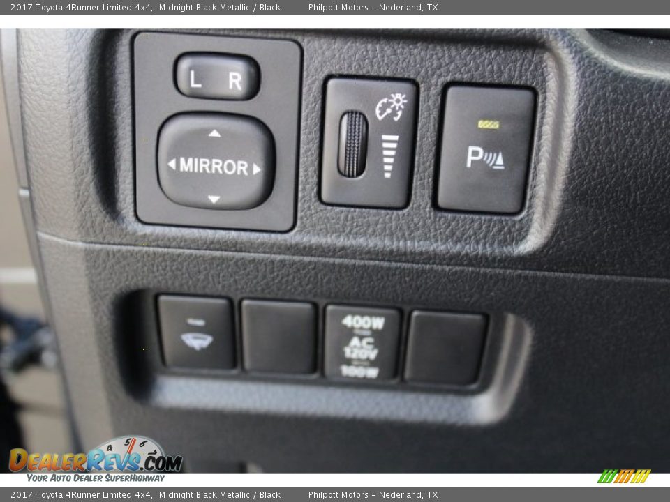 2017 Toyota 4Runner Limited 4x4 Midnight Black Metallic / Black Photo #22