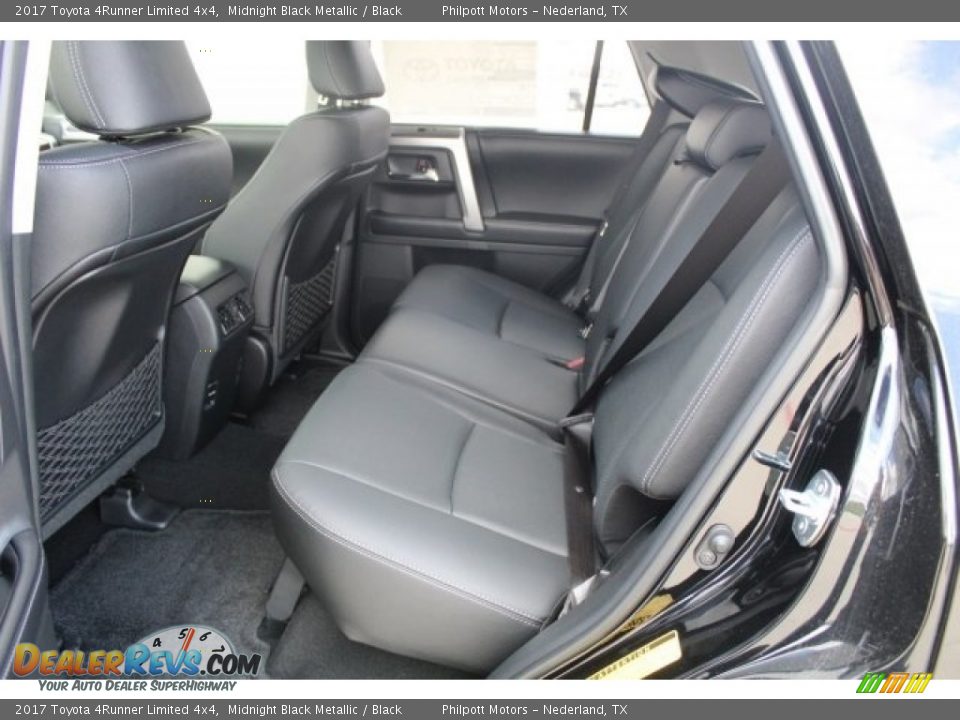 2017 Toyota 4Runner Limited 4x4 Midnight Black Metallic / Black Photo #24