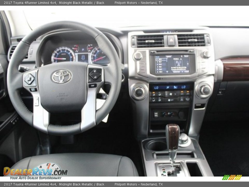 2017 Toyota 4Runner Limited 4x4 Midnight Black Metallic / Black Photo #25