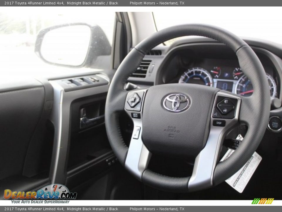 2017 Toyota 4Runner Limited 4x4 Midnight Black Metallic / Black Photo #26