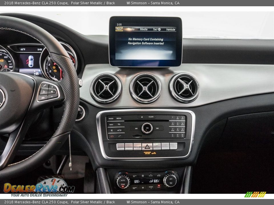 2018 Mercedes-Benz CLA 250 Coupe Polar Silver Metallic / Black Photo #5