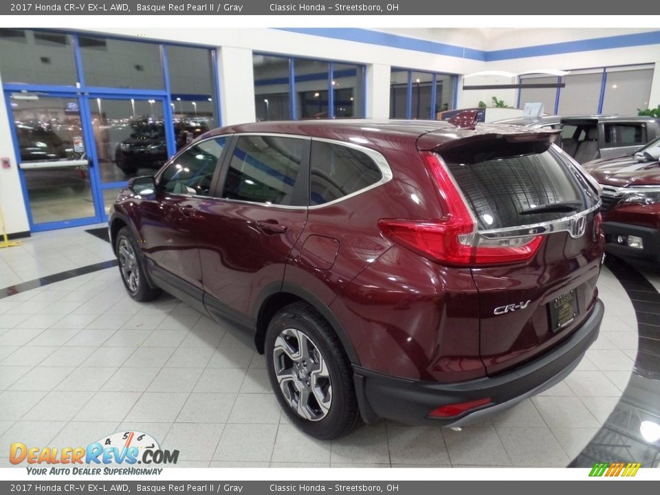 2017 Honda CR-V EX-L AWD Basque Red Pearl II / Gray Photo #2