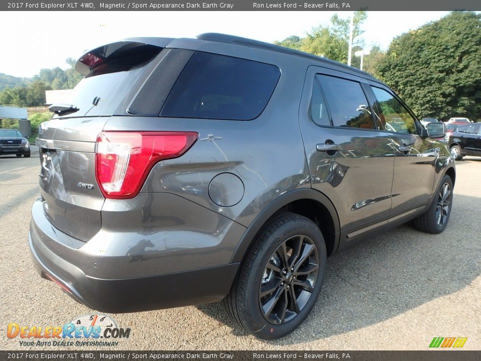 2017 Ford Explorer XLT 4WD Magnetic / Sport Appearance Dark Earth Gray Photo #2