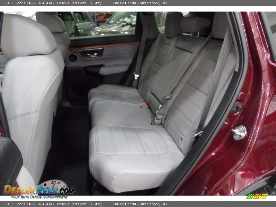 2017 Honda CR-V EX-L AWD Basque Red Pearl II / Gray Photo #9