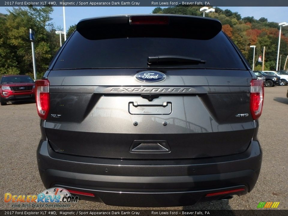 2017 Ford Explorer XLT 4WD Magnetic / Sport Appearance Dark Earth Gray Photo #3