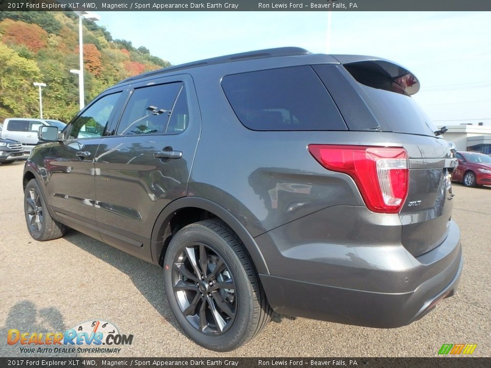 2017 Ford Explorer XLT 4WD Magnetic / Sport Appearance Dark Earth Gray Photo #5