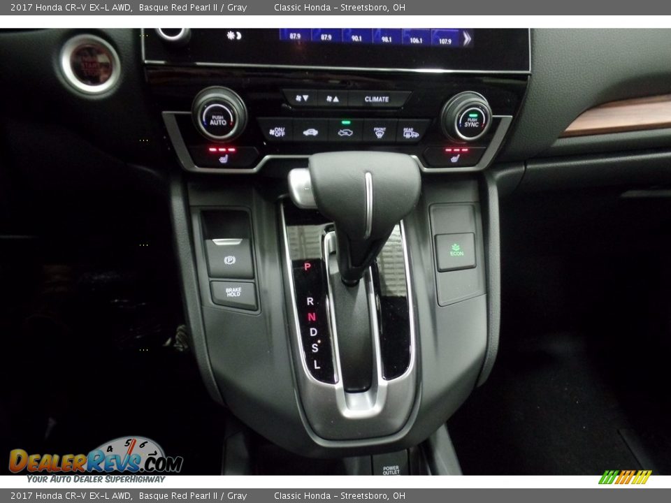 2017 Honda CR-V EX-L AWD Basque Red Pearl II / Gray Photo #12