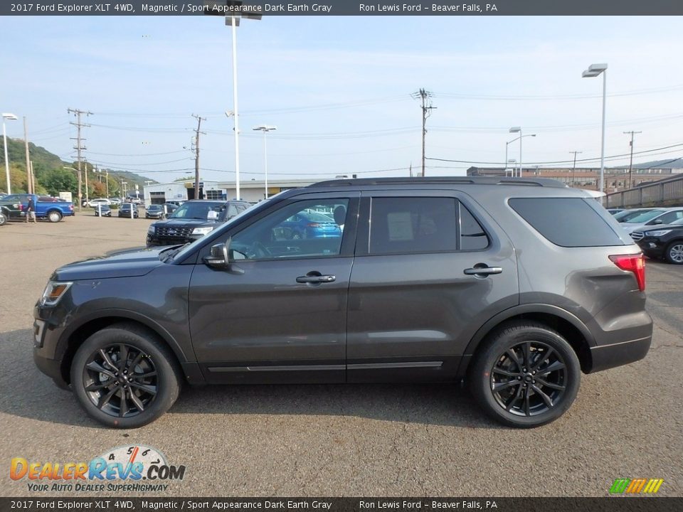 2017 Ford Explorer XLT 4WD Magnetic / Sport Appearance Dark Earth Gray Photo #6