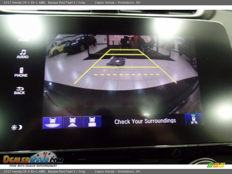2017 Honda CR-V EX-L AWD Basque Red Pearl II / Gray Photo #13