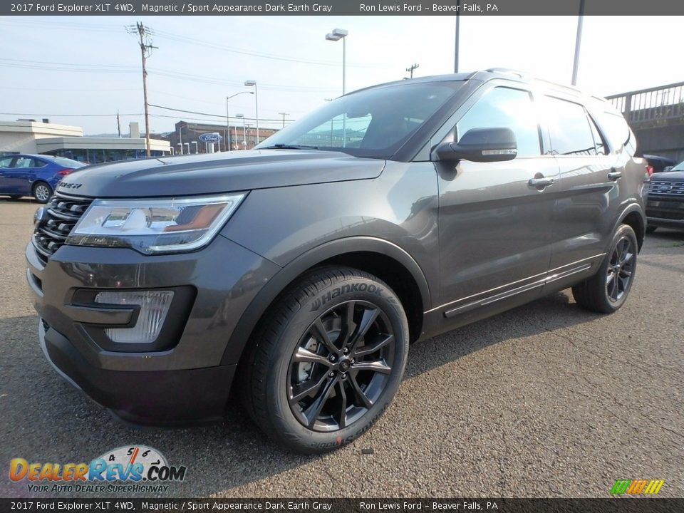 2017 Ford Explorer XLT 4WD Magnetic / Sport Appearance Dark Earth Gray Photo #7