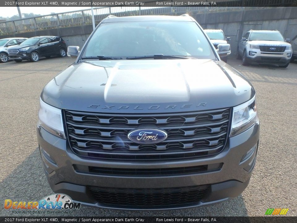 2017 Ford Explorer XLT 4WD Magnetic / Sport Appearance Dark Earth Gray Photo #8