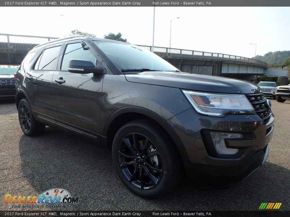 2017 Ford Explorer XLT 4WD Magnetic / Sport Appearance Dark Earth Gray Photo #9