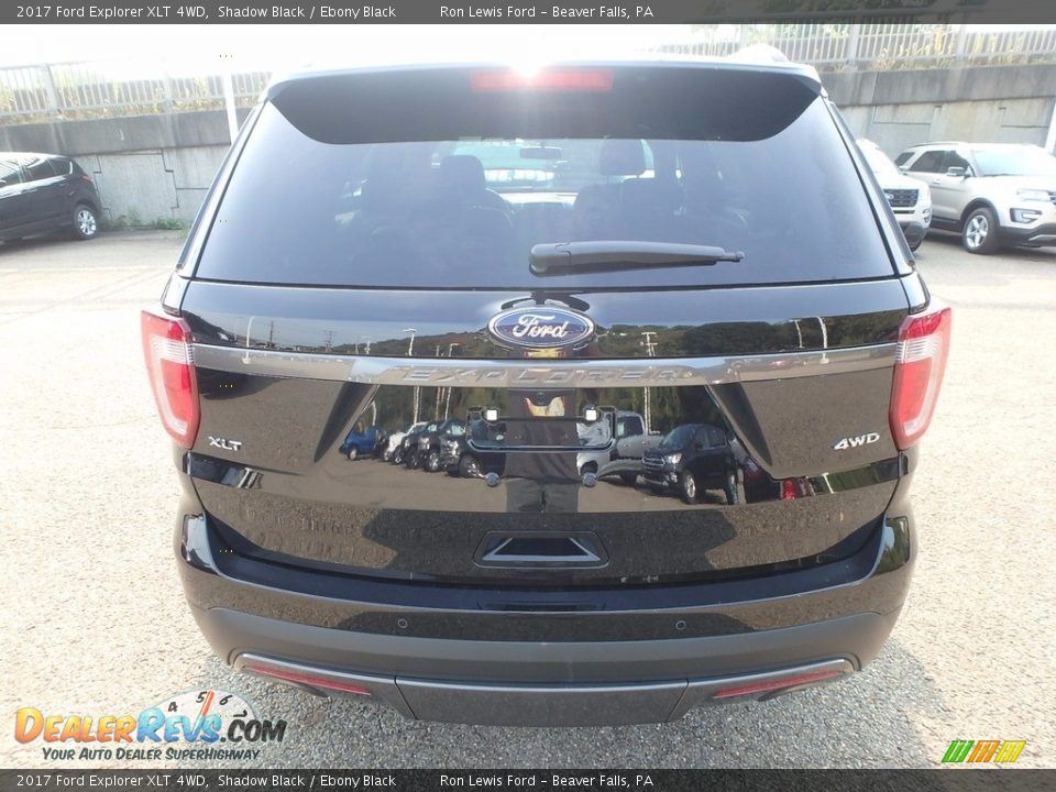 2017 Ford Explorer XLT 4WD Shadow Black / Ebony Black Photo #3