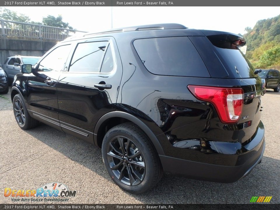 2017 Ford Explorer XLT 4WD Shadow Black / Ebony Black Photo #5