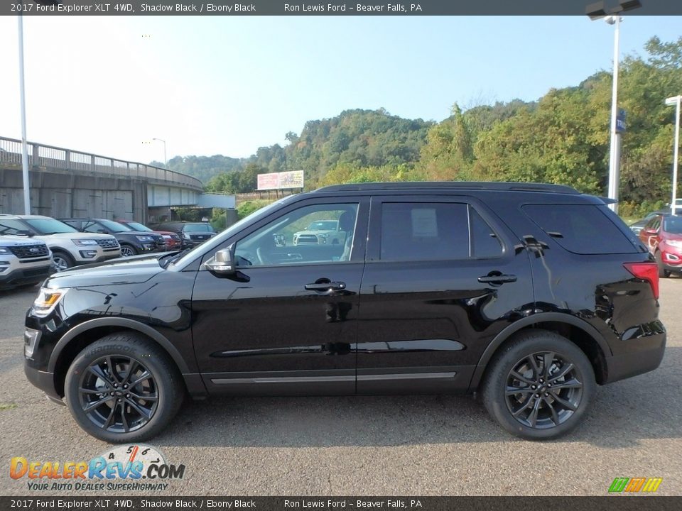 2017 Ford Explorer XLT 4WD Shadow Black / Ebony Black Photo #6