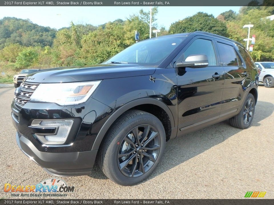 2017 Ford Explorer XLT 4WD Shadow Black / Ebony Black Photo #7