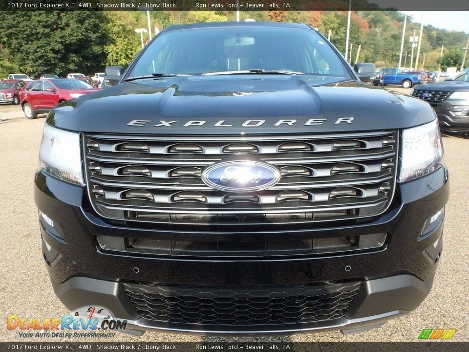 2017 Ford Explorer XLT 4WD Shadow Black / Ebony Black Photo #8