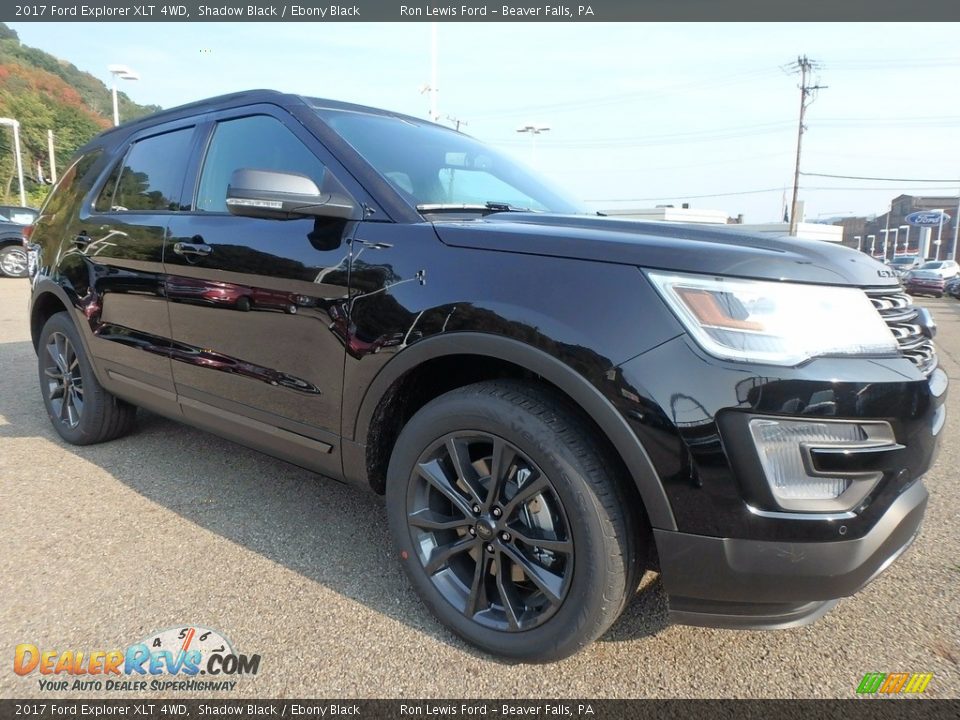 2017 Ford Explorer XLT 4WD Shadow Black / Ebony Black Photo #9