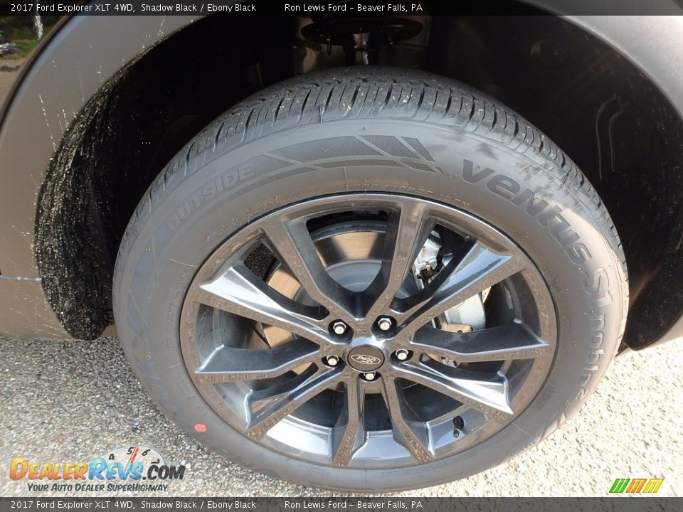 2017 Ford Explorer XLT 4WD Shadow Black / Ebony Black Photo #10