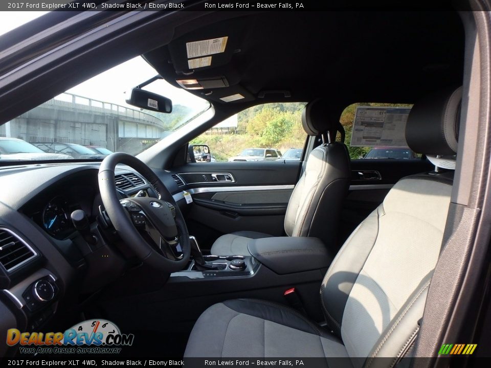 2017 Ford Explorer XLT 4WD Shadow Black / Ebony Black Photo #11