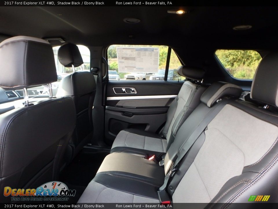 2017 Ford Explorer XLT 4WD Shadow Black / Ebony Black Photo #12