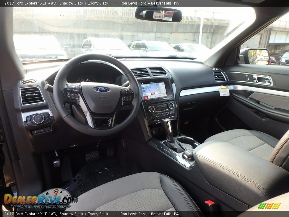 2017 Ford Explorer XLT 4WD Shadow Black / Ebony Black Photo #14