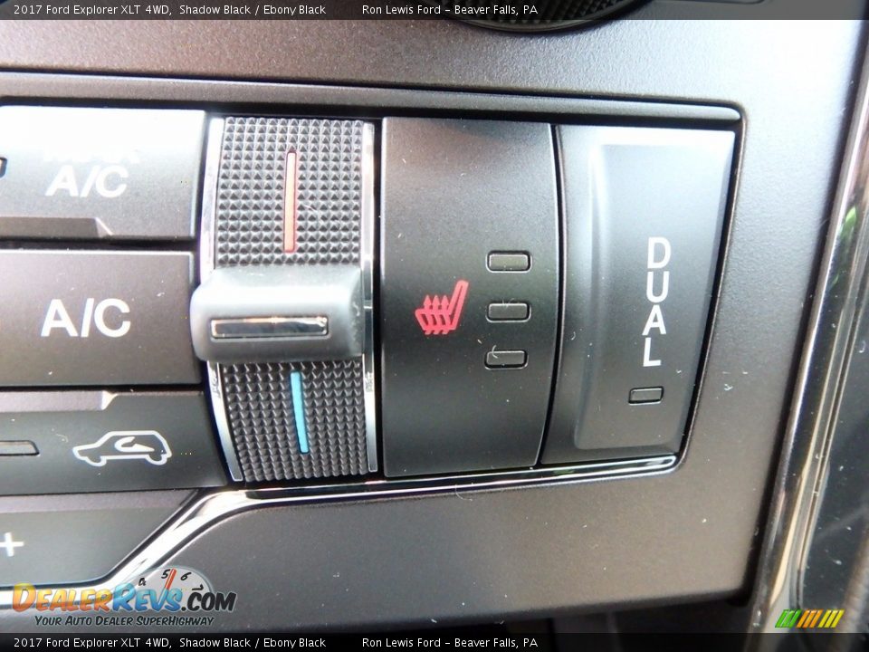 2017 Ford Explorer XLT 4WD Shadow Black / Ebony Black Photo #20