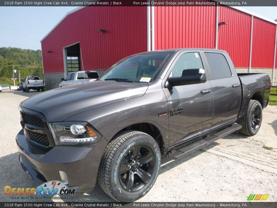 Front 3/4 View of 2018 Ram 1500 Night Crew Cab 4x4 Photo #1