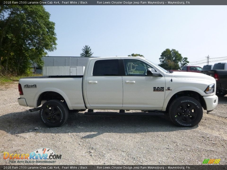 2018 Ram 2500 Laramie Crew Cab 4x4 Pearl White / Black Photo #6