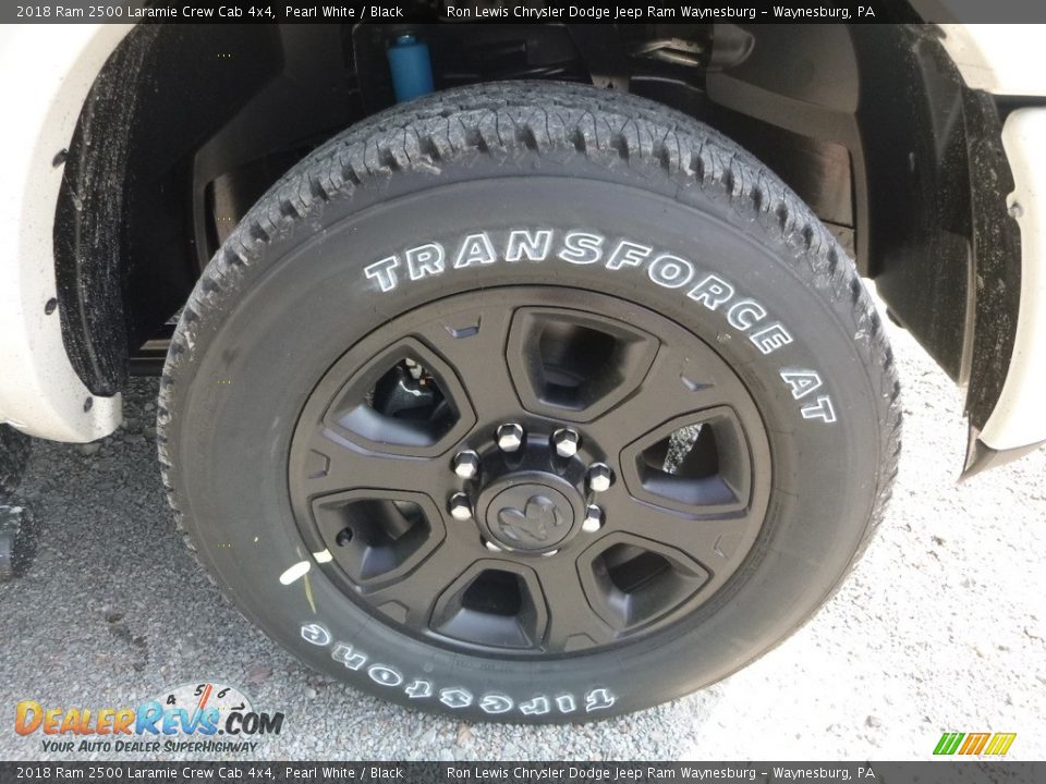 2018 Ram 2500 Laramie Crew Cab 4x4 Pearl White / Black Photo #9