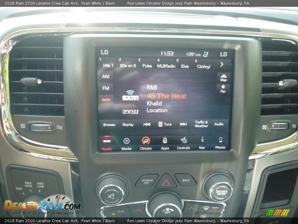 2018 Ram 2500 Laramie Crew Cab 4x4 Pearl White / Black Photo #19