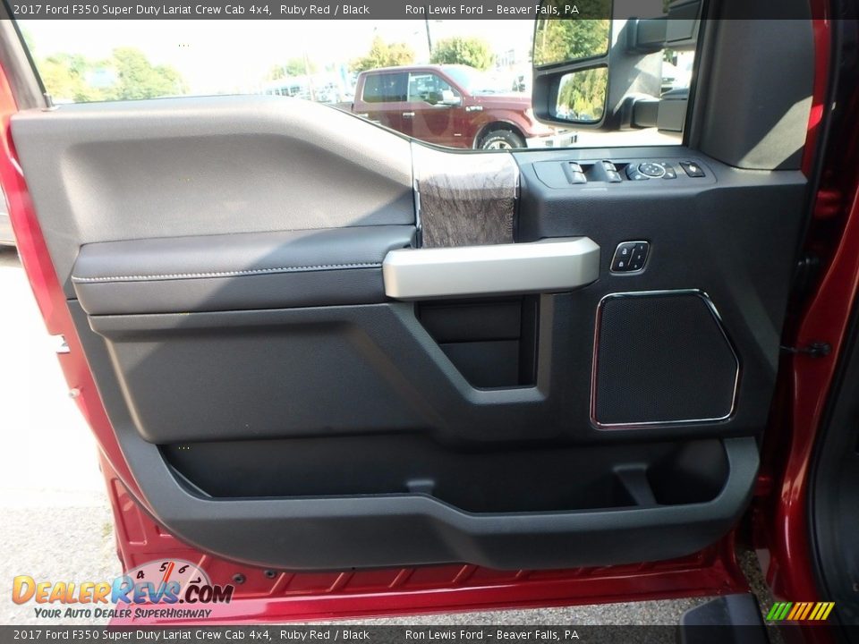 2017 Ford F350 Super Duty Lariat Crew Cab 4x4 Ruby Red / Black Photo #13