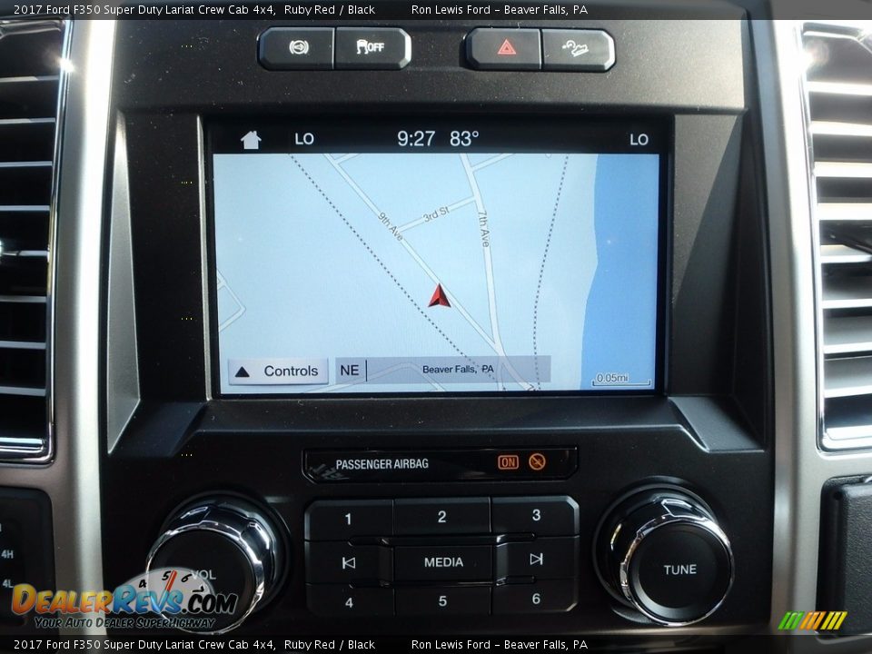 2017 Ford F350 Super Duty Lariat Crew Cab 4x4 Ruby Red / Black Photo #19