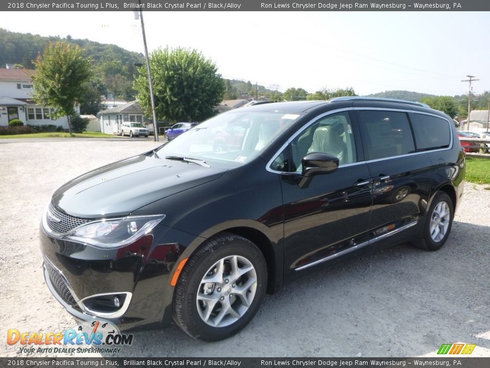 2018 Chrysler Pacifica Touring L Plus Brilliant Black Crystal Pearl / Black/Alloy Photo #1
