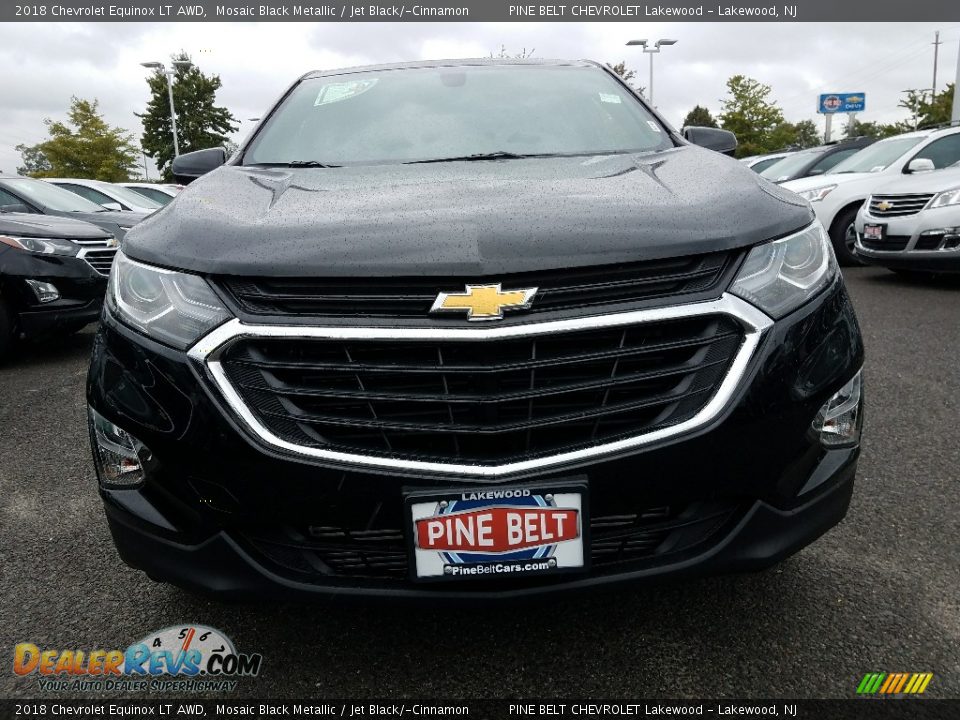 2018 Chevrolet Equinox LT AWD Mosaic Black Metallic / Jet Black/­Cinnamon Photo #2