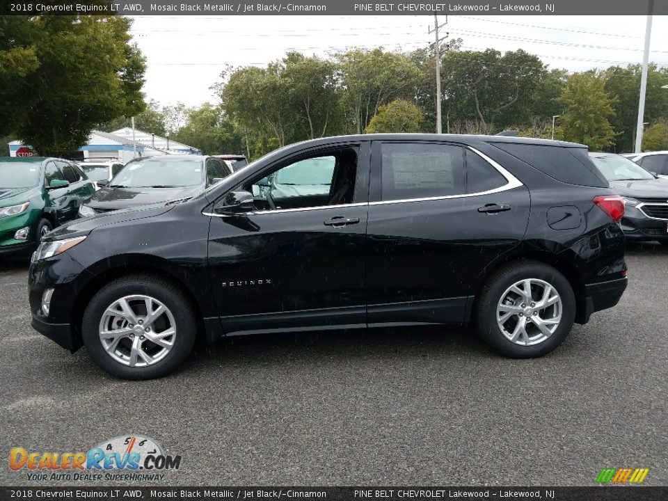2018 Chevrolet Equinox LT AWD Mosaic Black Metallic / Jet Black/­Cinnamon Photo #3