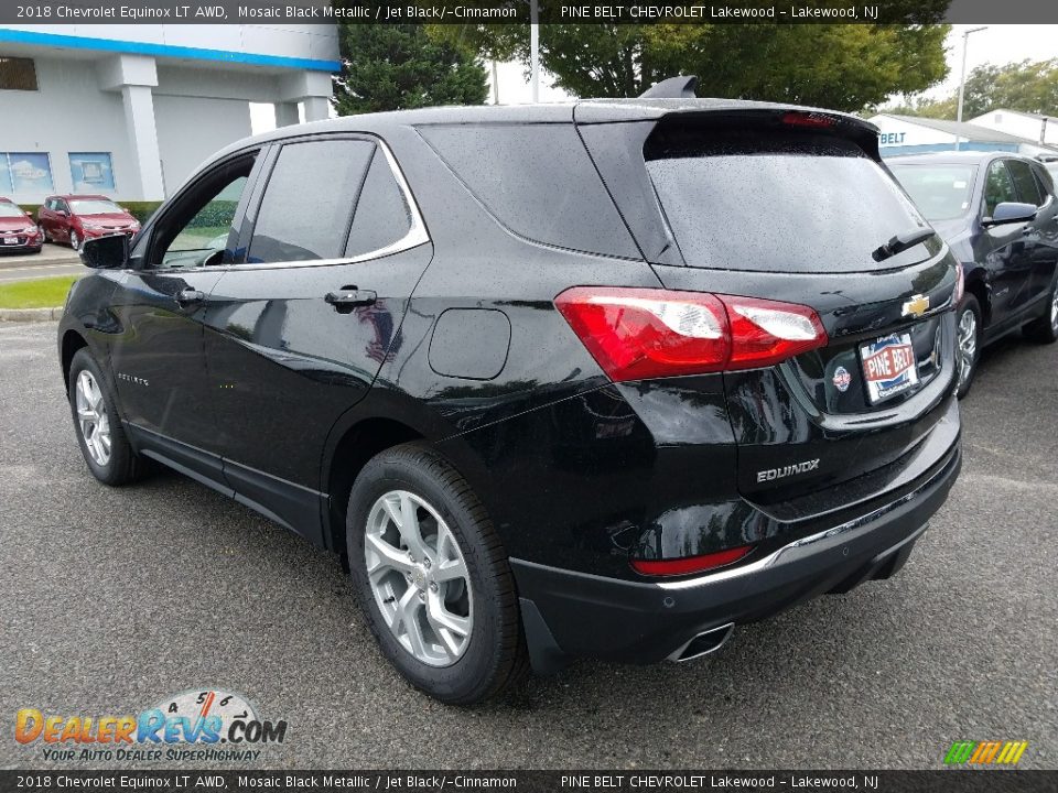 2018 Chevrolet Equinox LT AWD Mosaic Black Metallic / Jet Black/­Cinnamon Photo #4