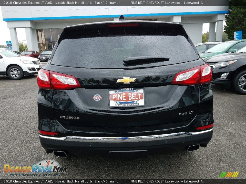2018 Chevrolet Equinox LT AWD Mosaic Black Metallic / Jet Black/­Cinnamon Photo #5