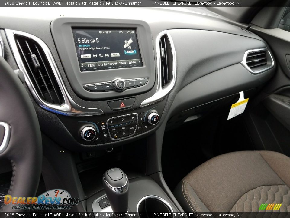2018 Chevrolet Equinox LT AWD Mosaic Black Metallic / Jet Black/­Cinnamon Photo #10