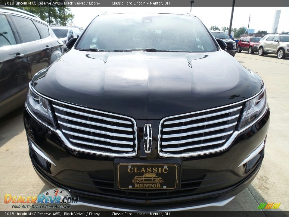 2018 Lincoln MKC Reserve AWD Black Velvet / Ebony Photo #2