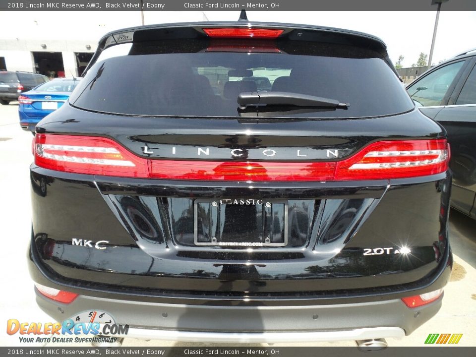 2018 Lincoln MKC Reserve AWD Black Velvet / Ebony Photo #4