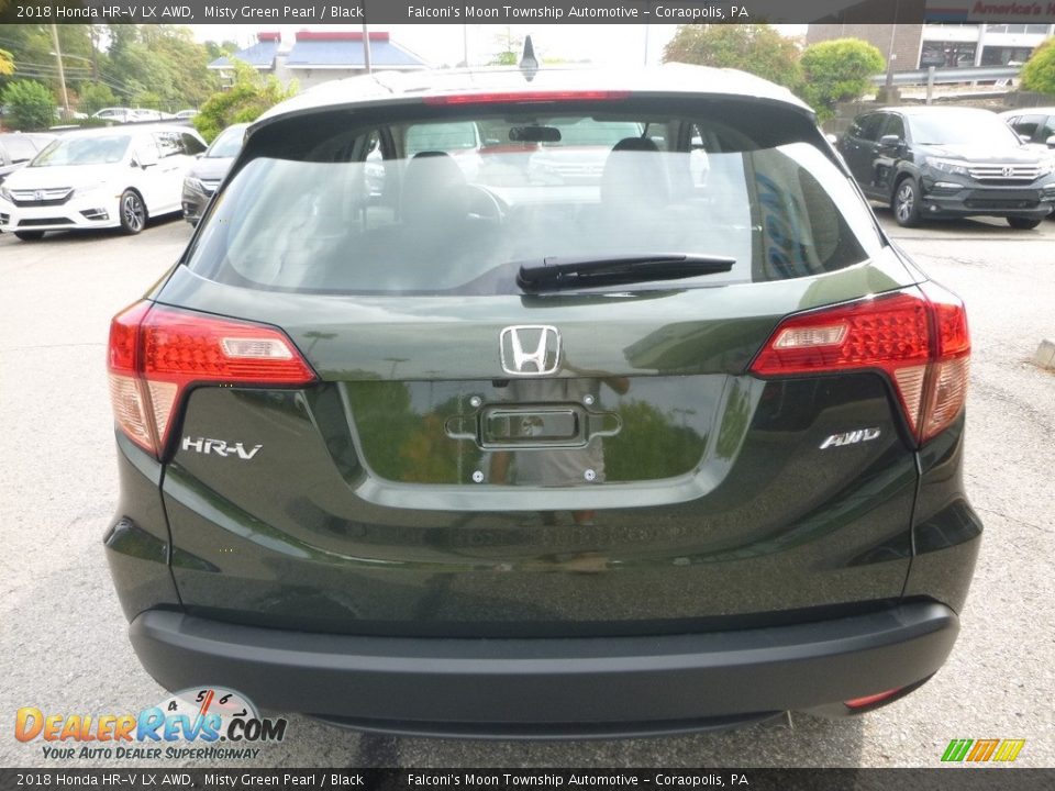 2018 Honda HR-V LX AWD Misty Green Pearl / Black Photo #3