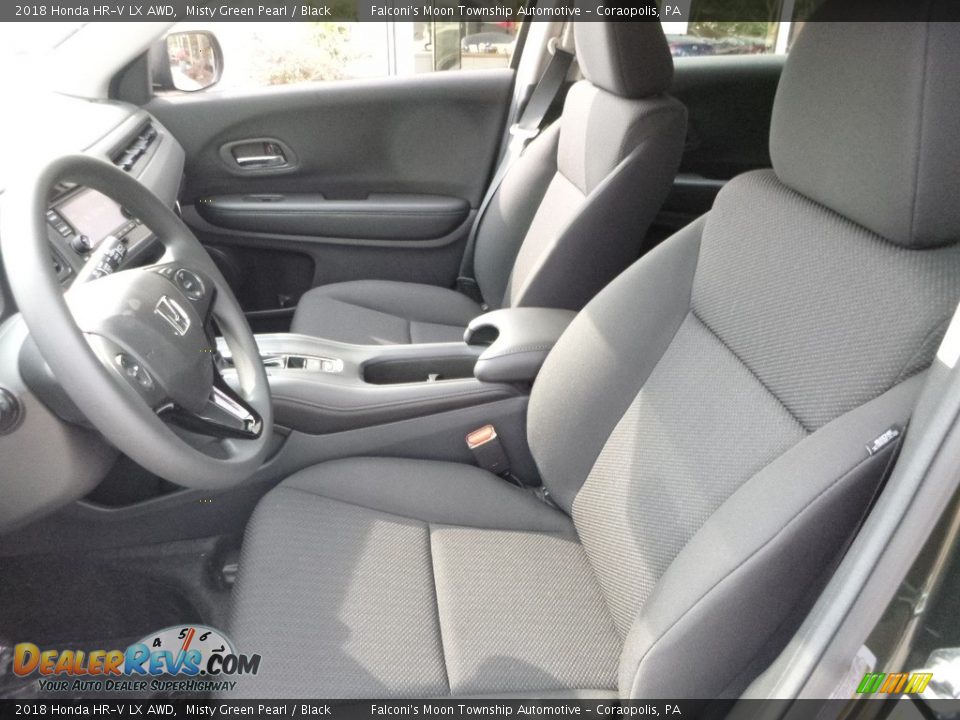 2018 Honda HR-V LX AWD Misty Green Pearl / Black Photo #8